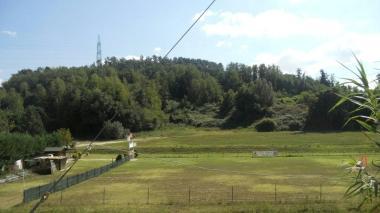 Due immagini della zona dove è previsto l’intervento