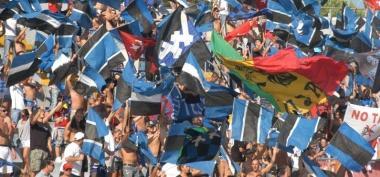 <b>PISA</b> La Nord allArena e, sopra, Berardocco    