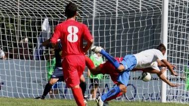 Il gol di Alberti è stato senza dubbio il più bello della partita. Il giocatore ...