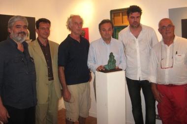 La premiazione di Fabrizio Borghini (al centro) 