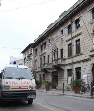 La sede della Misericordia in via Cavallotti   