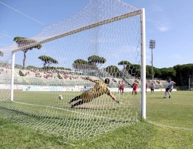 <b>PENALTY.</b> La rete su rigore di Fiale dopo un minuto e mezzo  
