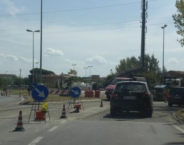 La zona del cantiere 