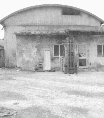 Un esterno dellex area Nencini sottoposto a bonifica 