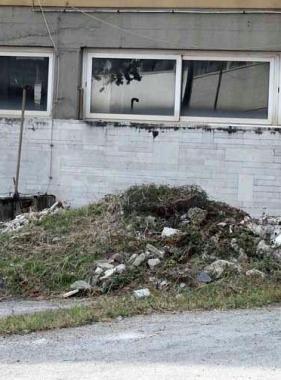 «Un cumulo di sporcizia nel cortile dello Zaccagna»