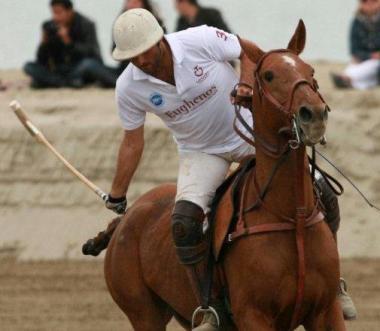 Un giocatore di polo 