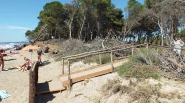 Bagnanti danneggiano le opere anti erosione in Costa Est
