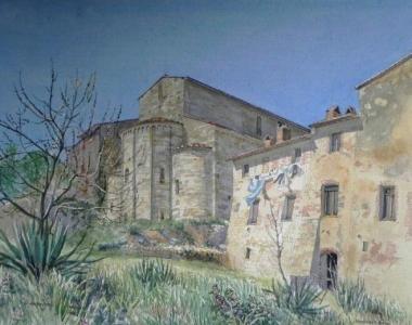 Una delle opere di Jannina Veit Teuten esposte al museo civico di Fucecchio 