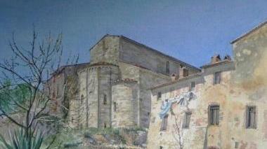 Una delle opere di Jannina Veit Teuten esposte al museo civico di Fucecchio