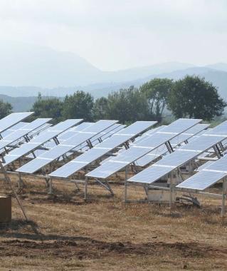 Un impianto fotovoltaico 