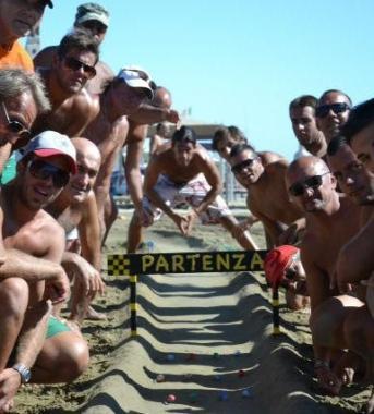 Una corsa di biglie 