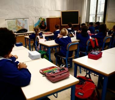 Studenti in classe 