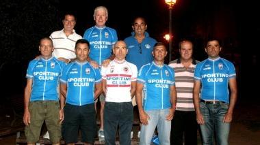 Il gruppo dei cicloamatori dello Sporting Club