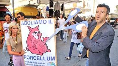 Un’iniziativa dell’Idv per l’abolizione della legge elettorale