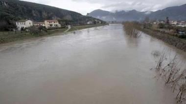 La piena del fiume Serchio nell’inverno del 2009