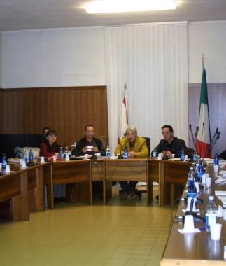 Una riunione del consiglio del Consorzio di bonifica 