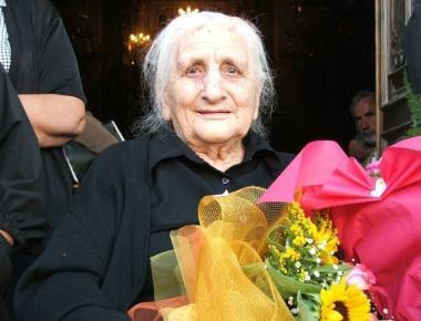 Colomba Manetti centenaria a Corfino    