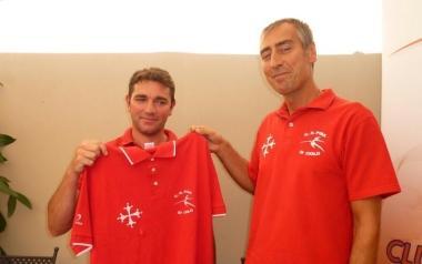 <b>SCHERMA</b> Alessandro Puccini con Enrico Di Ciolo e, sotto, il campione olimpico in pedana ad Atlanta 96    