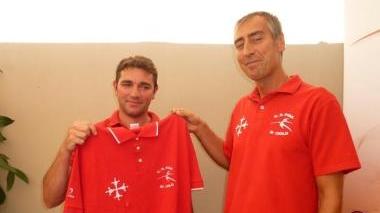 <b>SCHERMA</b> Alessandro Puccini con Enrico Di Ciolo e, sotto, il campione olimpico in pedana ad Atlanta 96