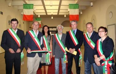 Da sinistra Martini, Cecconi, Bugetti, Cirri, Borchi, Lorenzini, Marchi 