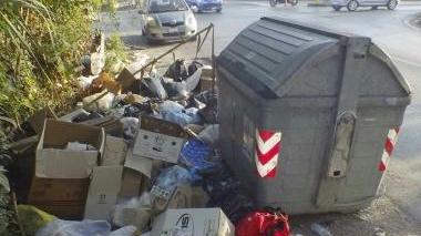 I rifiuti in via del Brennero