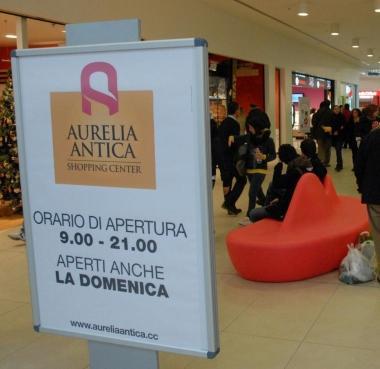 <b>CENTRO COMMERCIALE</b> Aurelia Antica  