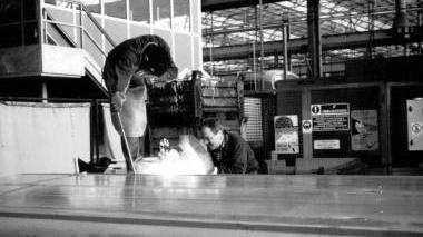 Al lavoro su un treno