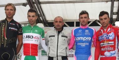 Paolo Bettini sul podio pratese lanno scorso 
