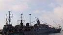 Sette navi militari nel porto Mediceo