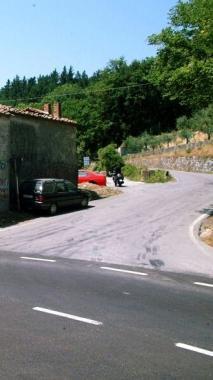 La salita del monte Quiesa per andare a Lucca 