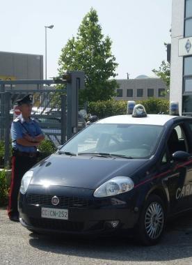 Pattuglia dei carabinieri di Rosignano    