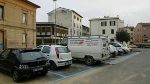I parcheggi in via Chimenti