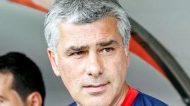<b>A MARASSI</b> Guido Ugolotti prima della partita Sopra Olivi a duello con Foggia