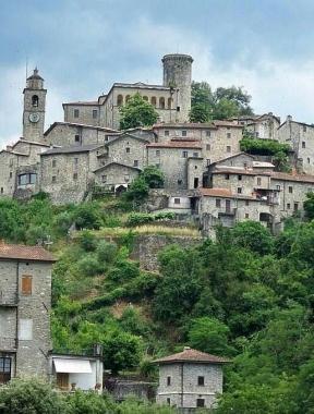 Una veduta di Bagnone      