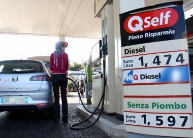 Un distributore di benzina 