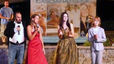 <b>SUL PALCO</b> Andrea Buscemi (a sinistra) ospite d’onore e presentatore della serata