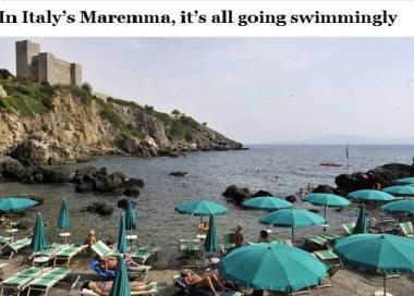 <b>TALAMONE.</b> La foto usata per il servizio del Washington Post 