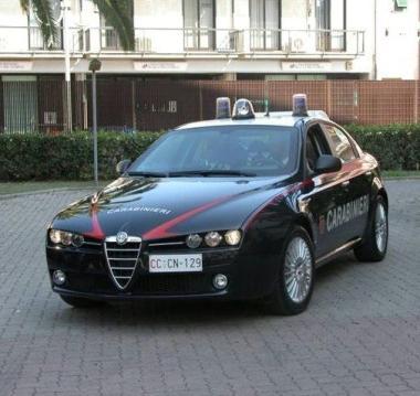 Una pattuglia dei carabinieri 
