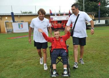 Marco Baroncini in campo 