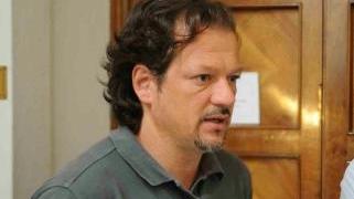 Un autista del Copit A sinistra Michele Gargini della Filtea Ggil