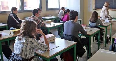 Linterno di una classe delle superiori pontederesi (foto darchivio) 