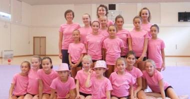 <b>GINNASTICA RITMICA. </b>Le partecipanti allo stage di Tirrenia 