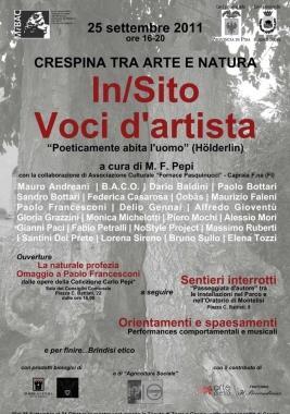 <b>ARTE.</b> La locandina dellevento 