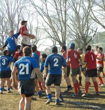 Una gara di rugby 