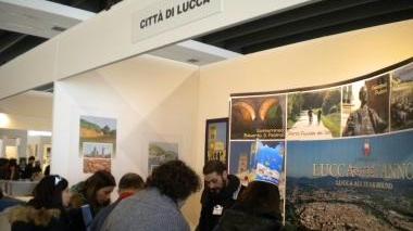 Stand della città ai mondiali di ciclismo
