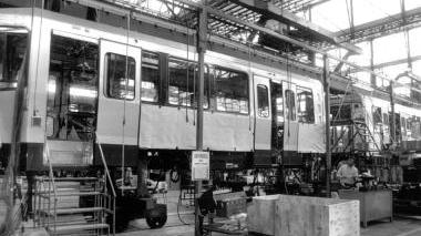 Un reparto dello stabilimento AnsaldoBreda
