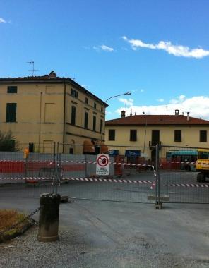 Cos&igrave; piazza Don Matteoni dopo lavvio delle opere di riqualificazione 