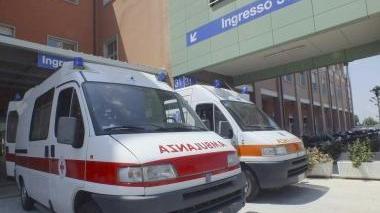 Ambulanze all’ospedale di Cisanello