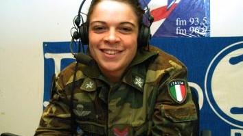 Alessandra Gabrieli, quando era ancora una parà della Folgore