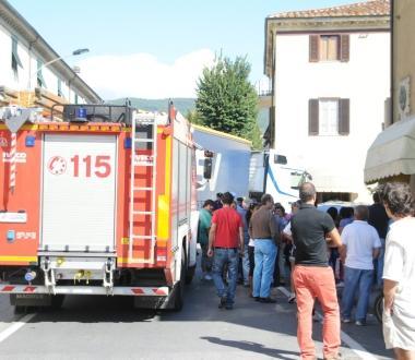 Due immagini del drammatico incidente (vip) 